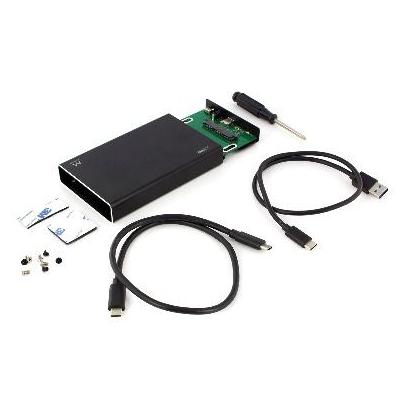 Bekijk afbeelding 2 van Ewent 2.5inch SATA USB C HDD SSD behuizing, aluminium